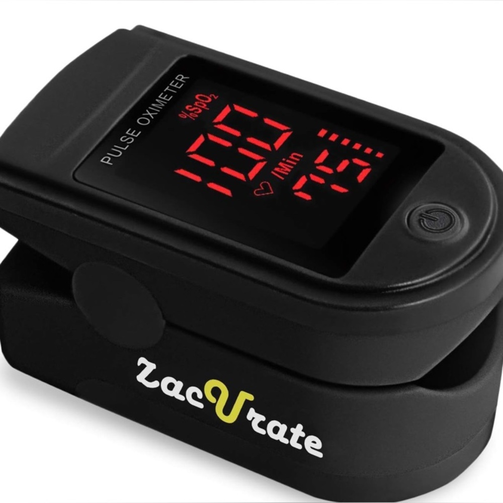 Zac u rate Black Pulse Oximeter